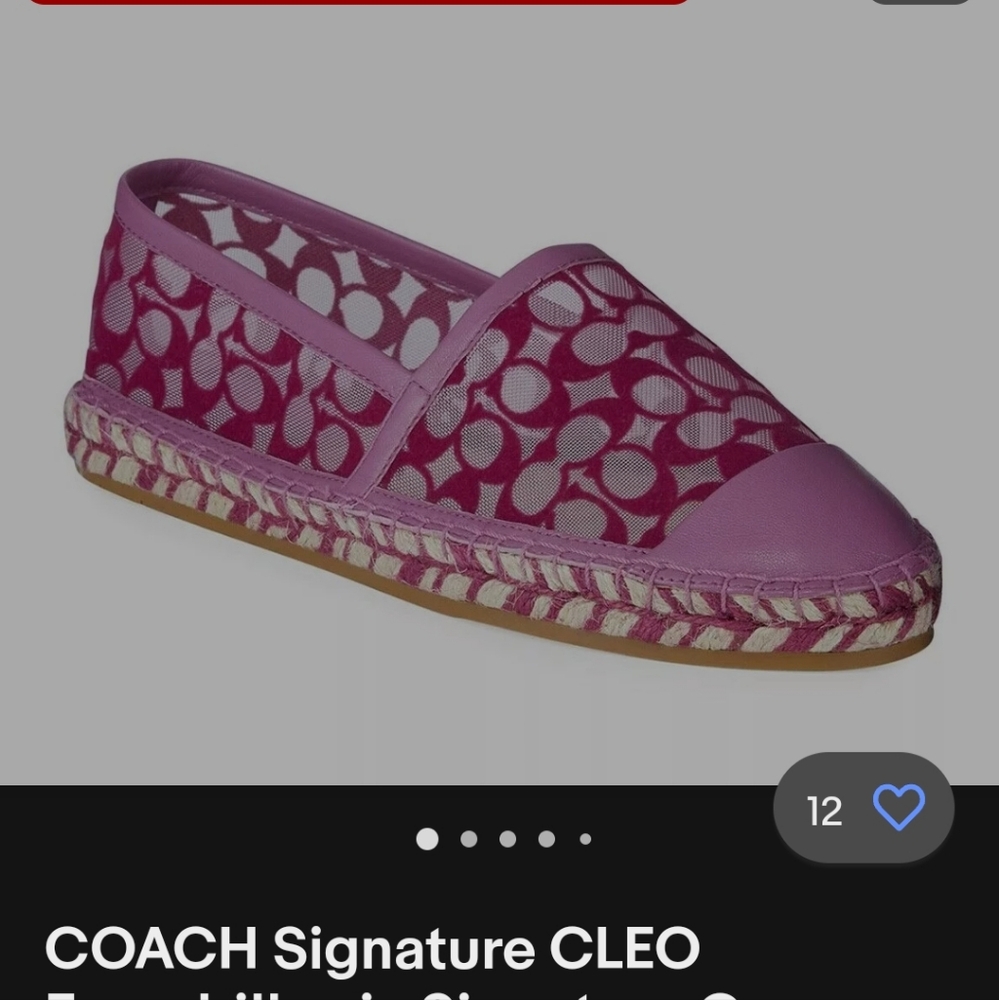 Coach sandals 6.5
